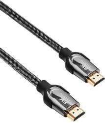Akyga 222082 HDMI ver. 2.1 Shielded cable 1, 5m Black, Kábel