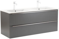 Leziter Vario Trim 120 Alsó Szekrény - Mosdóval, Antracit/Antracit