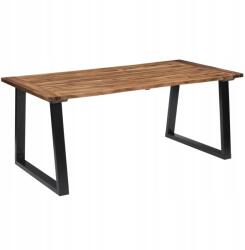 vidaXL Tömör akácfából készült asztal, 180 x 90 cm (288068)