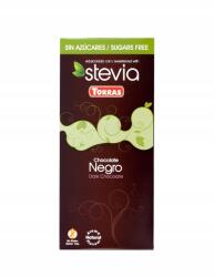 TORRAS Keserűcsokoládé steviával 100 g Torras (8410342007032)