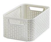 Keter Style "S" méretű rattan kosár 6L krém színű (205825)