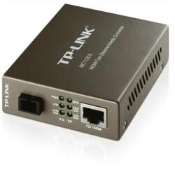 TP-Link Конвертор TP-LINK MC112CS, 10/100M RJ45 към 100M SM SC влакно, Tx1310/ Rx1550nm, (MC112CS)