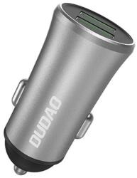 Dudao R6s - szivartöltő fej, 2XUSB, 3, 4A - ezüst - tokgalaxis