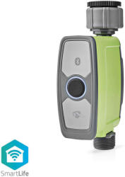 Nedis SmartLife Víz öntözésvezérlő Bluetooth® Elemes Áramellátás IP54 Maximális víznyomás: 8 Bar Android / IOS BTWV10GN (BTWV10GN)