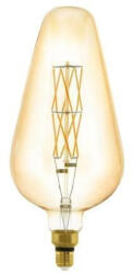 EGLO LED lámpa , égő , izzószálas hatás , filament , D165 , E27 , 8W , dimmelhető , meleg fehér , borostyán , EGLO , 11838 (11838)