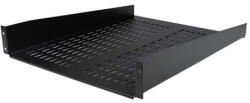 StarTech 2U rack polc fekete (CABSHELF22V)