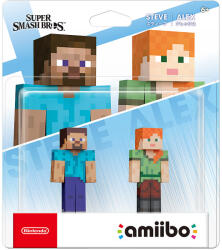 Nintendo Amiibo - Steve & Alex 2-Pack (Minecraft) (Super Smash Bros. Collection) (Switch)