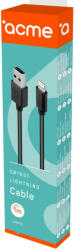 ACME CB2021S Lightning MFI kábel ezüst 1m