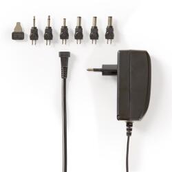 Nedis Adaptor de alimentare universal NEDIS ACPA003, reglabil 9V-24V, 1.8m, 24W, 6 capete de adaptare interschimbabile, negru (ACPA003)