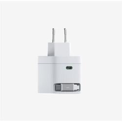 HIKSEMI Hikvision HIKSEMI Încărcător pentru telefon - 1 USB-C, cablu USB-C, 67W, mufă UE HS-HUB-GAN67(STD)/2C/67W/WHITE/EU (HS-HUB-GAN67(STD)/2C/67W/WHITE/EU)