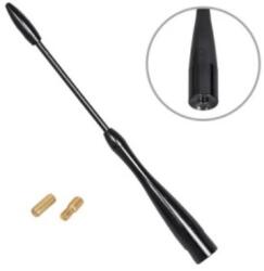 AUTOMAX Antenna, Antennaszár 16cm rövid fekete 5-6mm adapterrel (9964)