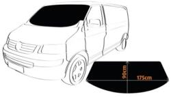 Automax Napvédõ, és fagyvédõ és szélvédõ takaró, mikrobuszra fekete 175x90cm (3894)