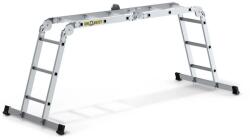 DRABEST HOME 4x3 lépcsős univerzális alumínium létra 150kg