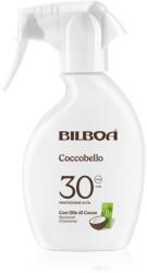 Bilboa Coccobello Trigger napozó spray kókuszolajjal SPF 30 250 ml