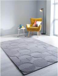 Flair Rugs Gigi négyszögletes szőnyeg, 120 x 170 cm, 3200 g/m2, 100% gyapjú, szürke