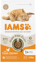 Iams 2, 5kg IAMS Advanced Nutrition Grain Free csirke száraz macskatáp