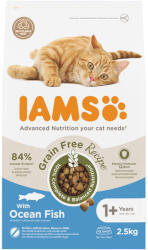 Iams 2, 5kg IAMS Advanced Nutrition Grain Free tengeri hal száraz macskatáp