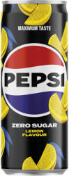 Pepsi Cola Zero Lemon energiamentes szénsavas üdítőital 330ml
