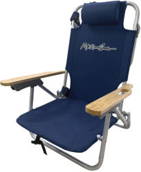 Maui And Sons Scaun Plaja Maui&Sons, rabatabil, compartiment izolat termic (2622-uni-bleumarin)