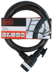Black & Decker Kerékpár kábelzár Ø1x180cm, 360g, 3 kulcs (BXCHBL7002)
