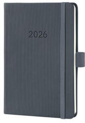 Sigel Naptár, A6, heti, 2026, kemény borító, SIGEL Conceptum, sötét szürke (SIC2667) (SIC2667)