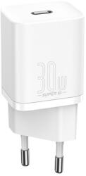 Baseus Super-Si gyorstöltő adapter, 30W, fehér