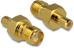 Delock Adaptor SMA jack SMB jack, placat cu aur