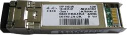 Cisco Transceiver Cisco SFP+ 10GB SFP-10G-SR-S, 850 nm, Multi-Mode, DDM, 400 m, Duplex LC (SFP-10G-SR-S=)