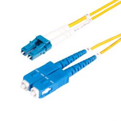 StarTech Patch Cord Startech SMLCSC-OS2-3M, Single Mode, LC Duplex - SC Duplex, 3m, Yellow (SMLCSC-OS2-3M)