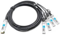 Cisco Patch cord Cisco QSFP-4SFP25G-CU3M=, 3m, Black (QSFP-4SFP25G-CU3M=)