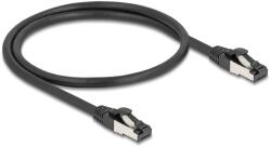 Delock RJ45 hálózati kábel Cat. 8.1 S/FTP 0, 5 m fekete