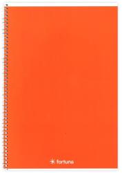 Fortuna Spirálfüzet vonalas FORTUNA Monocolor A/5 70 lapos narancssárga 01.02116 (01.02116)