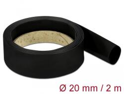 DeLock Fekete zsugorcső 2 m x 20 mm