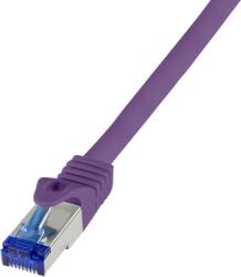 LogiLink Patch kábel Ultraflex, Cat. 6A, S/FTP, lila, 2 m