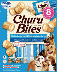 Inaba Foods Dog Churu Bites - пилешко с кашкавал 8 x 12 г