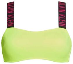 Calvin Klein Bandeau bikini top - Yellow (Safety Yellow)