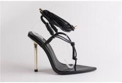 No Doubt Сандали No Doubt Women's Pointed Toe Tie Strap Flat Sandal - Black