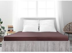 4Home Cearșaf de pat jersey 4Home Ideal maro închis, maro închis, 90 x 200 cm