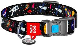 WAU DOG Nylon nyakörv QR kóddal Waudog " NASA" M méretű (4749)