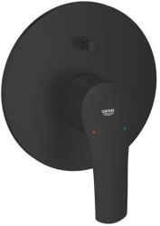 GROHE Baterie cada-dus incastrata Grohe Eurosmart negru mat fara corp ingropat (194502433) - sanoterm