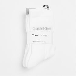 Calvin Klein Дамски чорапи Calvin Klein CK Logo Crew Socks 3-Pack Womens - White