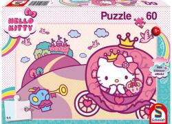 Schmidt Spiele 56407- Princess Kitty, with glitter-effect- 60 db-os puzzle (56407)