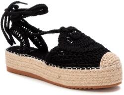 XTI 130330 Wedge Espadrilles - Black (Black)