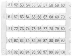 IMO sorkapocs jelölő címke 51-100 fehér 5x5 mm MT5-51-100 (MT5-51-100)