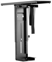 Equip PC állvány - 650892 (asztallap aljára rögzíthető, Max. : 10kg, fekete) (650892) - ipkameradiszkont