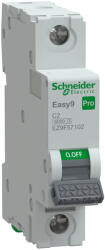 Schneider Electric EASY9 PRO EZ9F57102 Kismegszakító 1P, 2A, C karakterisztika, 6 kA (EZ9F57102)