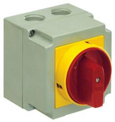 Apator 4G16-10-PKS6 Ipari kapcsoló, tokozott, Ith: 20A, 3 pólus, 0-1 állás, p/s, lakatolható (63-241669-221) (63-241669-221)