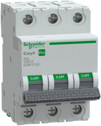 Schneider Electric EASY9 PRO EZ9F27332 Kismegszakító 3P, 32A, B karakterisztika, 6 kA (EZ9F27332)