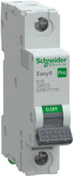 Schneider Electric EASY9 PRO EZ9F27116 Kismegszakító 1P, 16A, B karakterisztika, 6 kA (EZ9F27116)