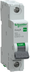 Schneider Electric EASY9 PRO EZ9F27125 Kismegszakító 1P, 25A, B karakterisztika, 6 kA (EZ9F27125)